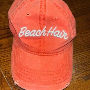 🆕 Coral 'Beach Hair' women’s baseball cap